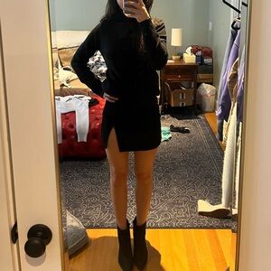 THE LOLA MINI SKIRT BLACK US 0